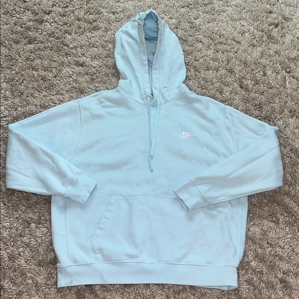 Nike Men's Sky Blue Hoodie